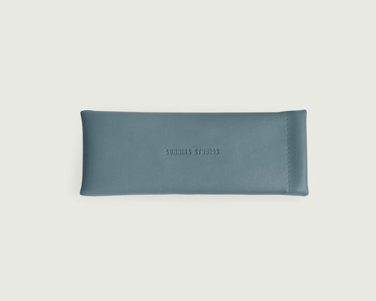 Lagoon::Slim Sac Eyewear case blue  front