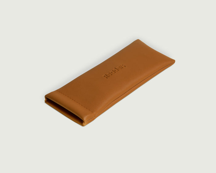 Canyon::Slim Sac Eyewear case brown  front diagonal