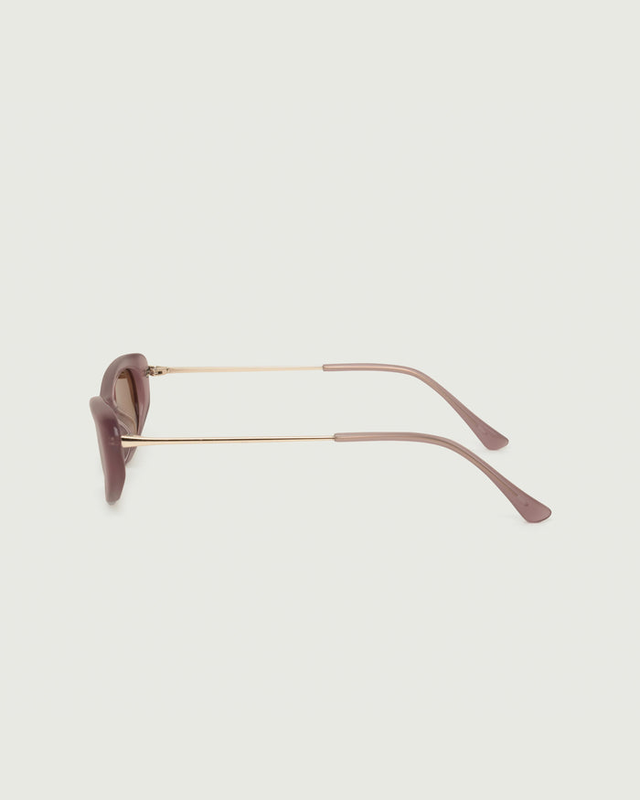 Fig::Slim Sunglasses cateye Purple acetate side