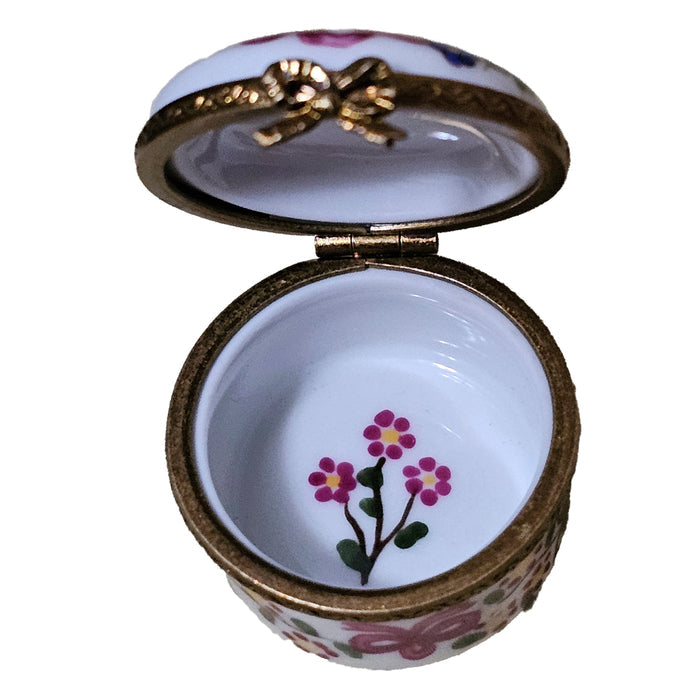 Baby First Tooth Limoges Box Porcelain Limoges Baby babies French Trinket Box