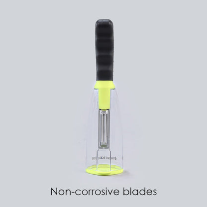 Smart Multifunctional Vegetable/Fruit Peeler for Kitchen with Containers, Stainless Steel Blade, Sharp