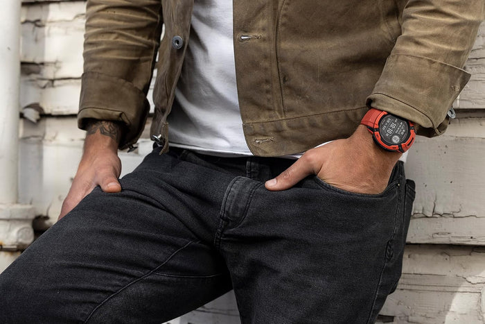Smart Watch-Flame Red Garmin Instinct 2X Solar