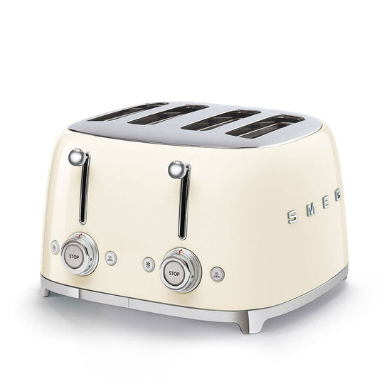 Smeg 50's Retro Style 4 Slice Cream Toaster | TSF03CRUK Smeg Toaster Euronics Ireland