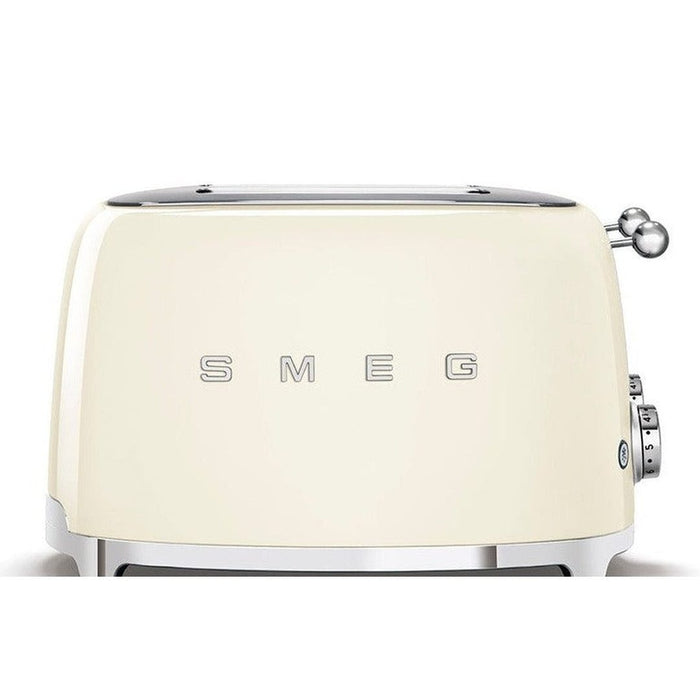 Smeg 50's Retro Style 4 Slice Cream Toaster | TSF03CRUK Smeg Toaster Euronics Ireland