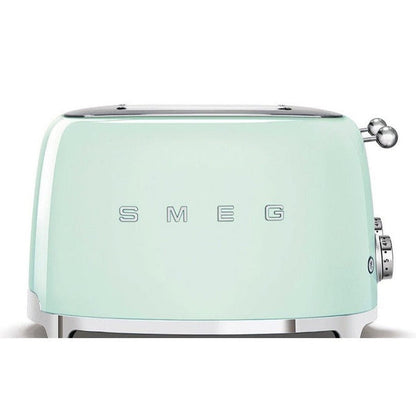 Smeg 50's Retro Style 4 Slice Pastel Green Toaster | TSF03PGUK Smeg Toaster Euronics Ireland