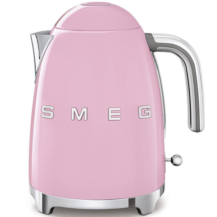 Smeg Retro 50's Style 1.7 Litre Kettle | Pink Smeg Kettle Euronics Ireland