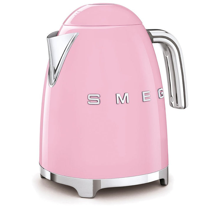 Smeg Retro 50's Style 1.7 Litre Kettle | Pink Smeg Kettle Euronics Ireland