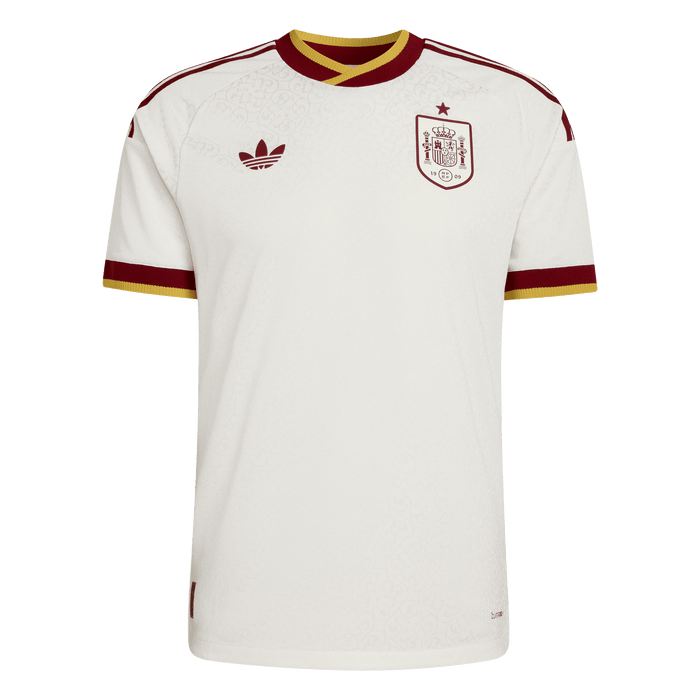 adidas Spain 26 Away Authentic Jersey | White | Men's