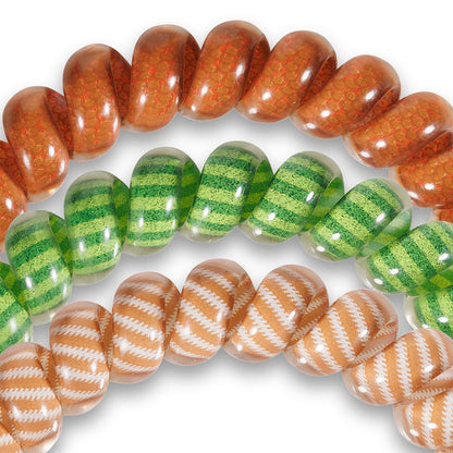 Spiral Hair Coils | Large | Football Hair Ties - The Preppy Bunny