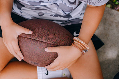 Spiral Hair Coils | Large | Football Hair Ties - The Preppy Bunny