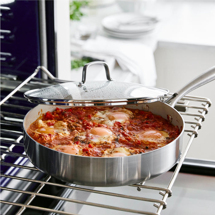 Stainless Pro 3.75-Quart Sauté Pan with Lid