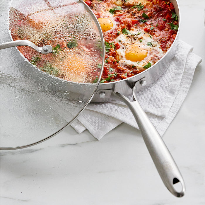 Stainless Pro 3.75-Quart Sauté Pan with Lid