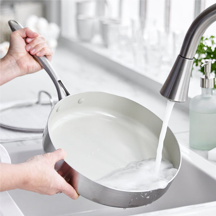 Stainless Pro 3.75-Quart Sauté Pan with Lid