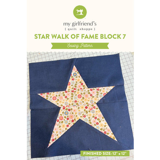Star Walk of Fame Block 7 (Downloadable Sewing Pattern)
