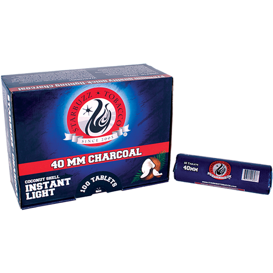 Coconut Flavour Instant Light Charcoal 40mm