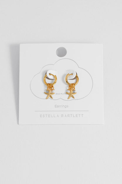 Starfish Charm Huggies