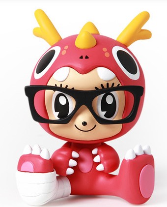 Stay Real Crouching Mouse Hidden Dragon Doll Red