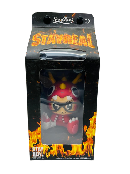Stay Real Crouching Mouse Hidden Dragon Doll Red