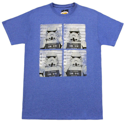 Storm Trooper Line Up Mug Shots T-shirt-tvso