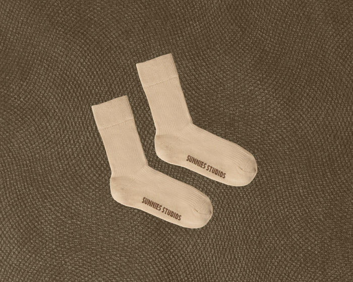 lifestyle-Cream::Holiday Socks Socks Cream  1