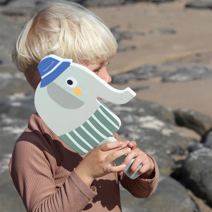 Sunnylife – Kids Velcro Beach Bats – Eli the Elephant - Mabel & Fox