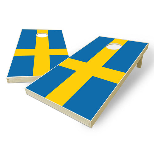 Sweden Flag Cornhole Set