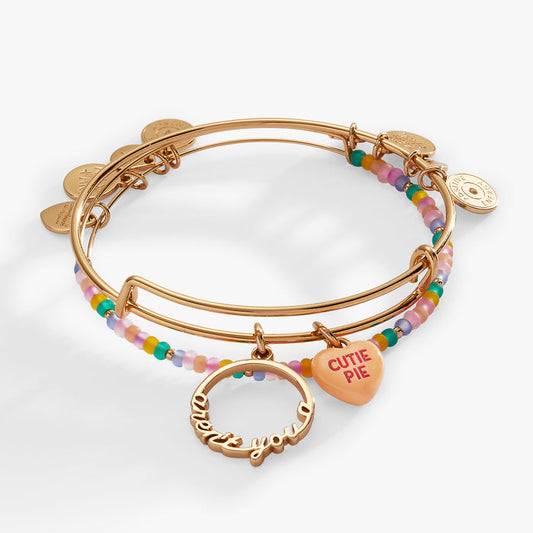 Sweethearts® 'Aren't You A Cutie Pie' Bangles Set of 2
