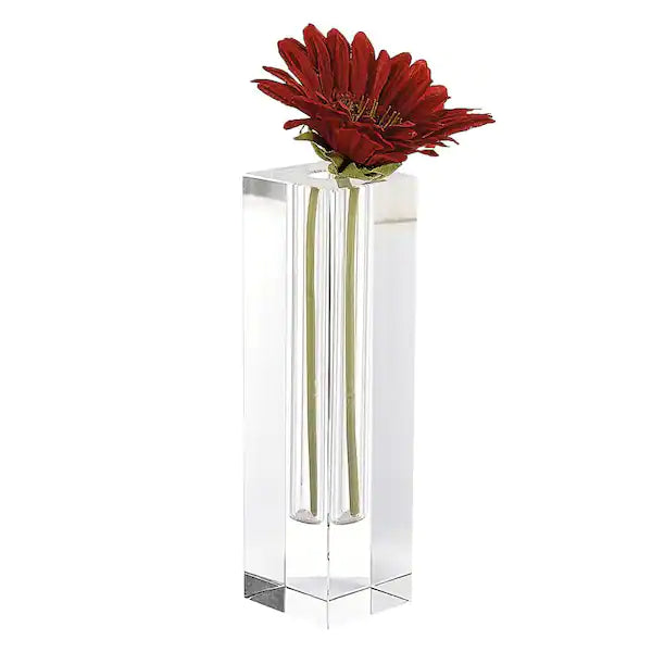TALL SLIM CRYSTAL BUD VASE