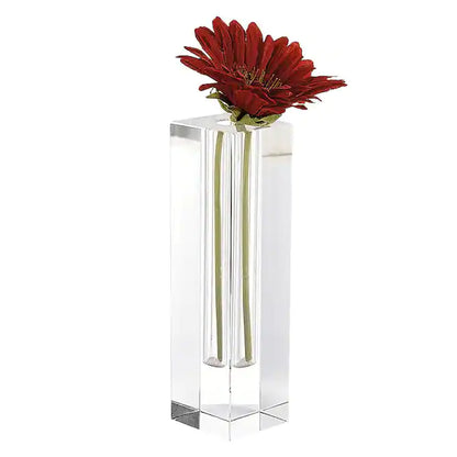 TALL SLIM CRYSTAL BUD VASE