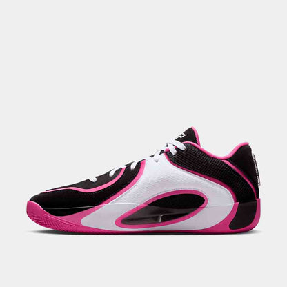 Side medial view of the Jordan Tatum 4 "Black Pinksicle".