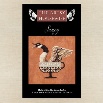 The Artsy Housewife - Saucy - Chart IH and/or Roxy Floss Conversion