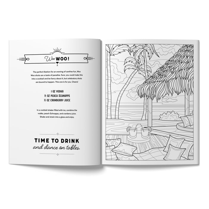 The Creative Drinker Coloring Book Brass Monkey