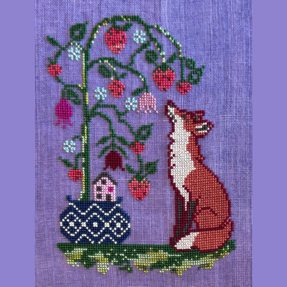The Marigold Needle - Strawberry Sleuth - Booklet Chart IH and/or Roxy Floss Co Floss