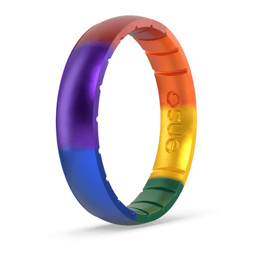 Handcrafted Classic Thin Silicone Ring - Encircle Pride