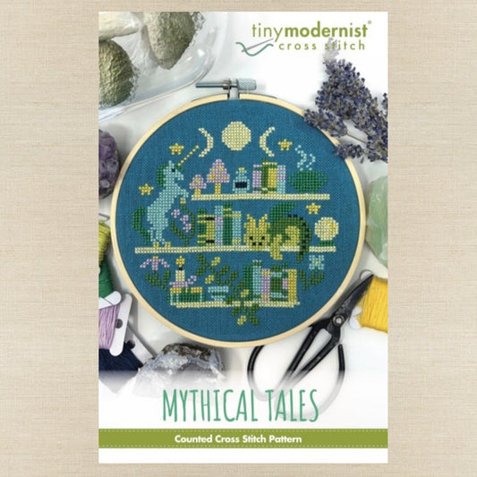 Tiny Modernist - Mythical Tales - Chart IH and/or Roxy Floss Conversion