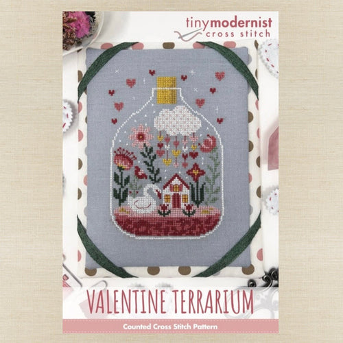 Tiny Modernist - Valentine Terrarium - Chart IH and/or Roxy Floss Conversion