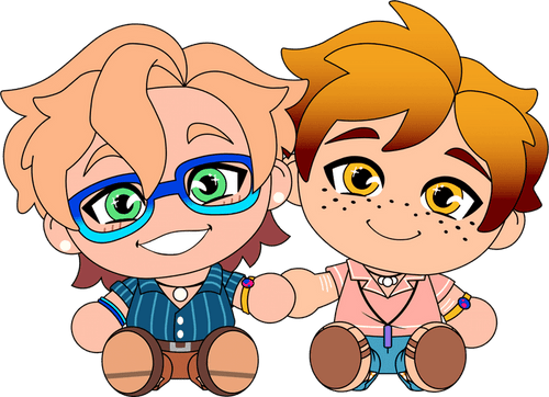 Tommy and Luke Plush (9in)