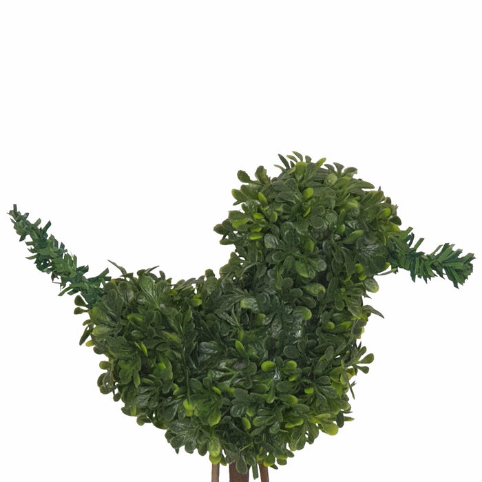 Topiary Duck 21cm Artificial Plant In Terracotta-Look Pot by Criterion -Home Living Store - -