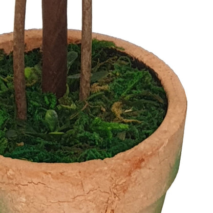 Topiary Duck 21cm Artificial Plant In Terracotta-Look Pot by Criterion -Home Living Store - -