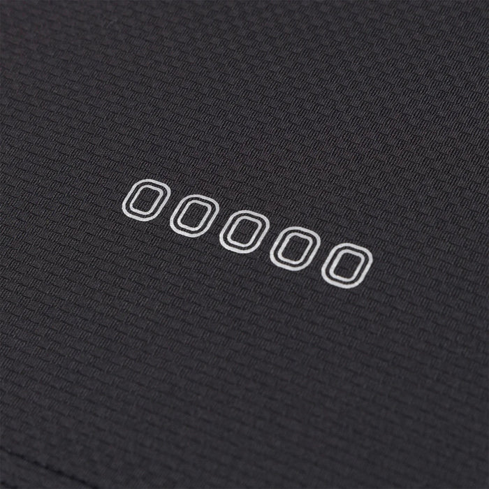 Up close view of emblem on the Overtime Tuff Performance Tee.