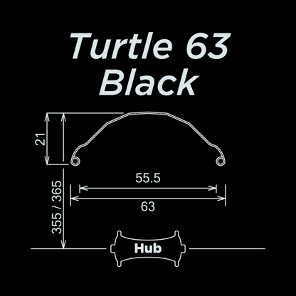Turtle 63 Black