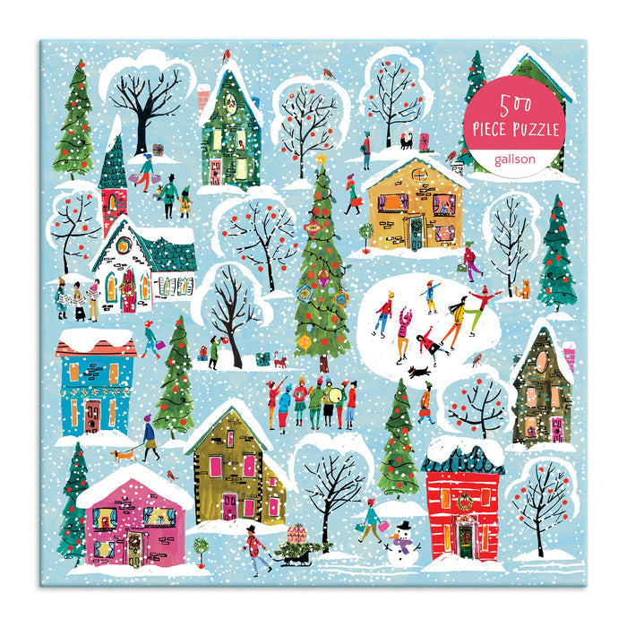 Twinkle Town 500 Piece Puzzle holiday 500 Piece Puzzles Galison