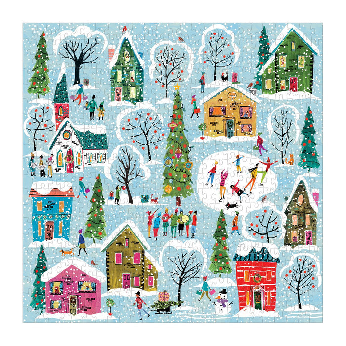 Twinkle Town 500 Piece Puzzle holiday 500 Piece Puzzles Galison