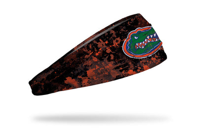 University of Florida: Grunge Black Big Bang Lite Headband - View 2