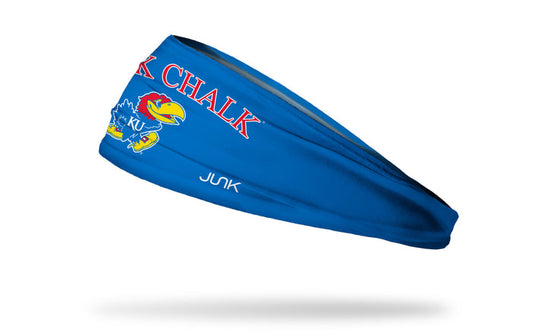 University of Kansas: Rock Chalk Jayhawk Royal Big Bang Lite Headband - View 1