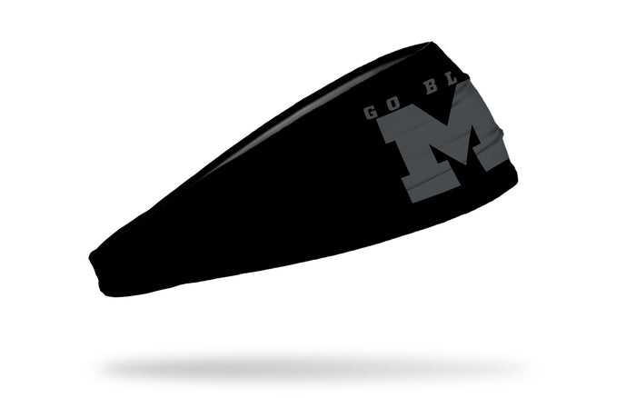 University of Michigan: Blackout Big Bang Lite Headband - View 2