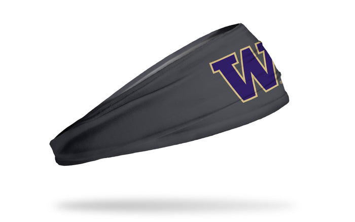 University of Washington: Logo Gray Big Bang Lite Headband - View 2
