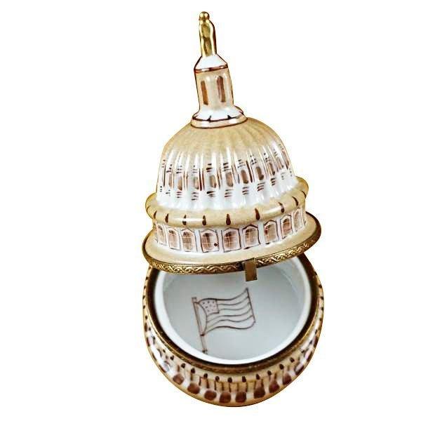 Capital Building United States USA Porcelain Limoges monuments united Rochard Limoges Box patriotic French Trinket Box