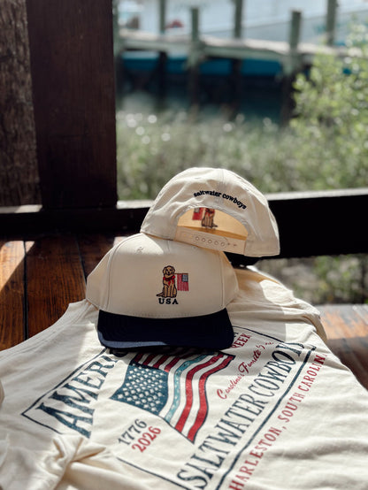 USA DOG HAT