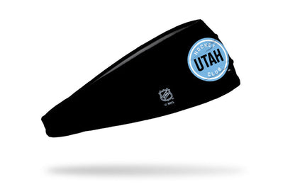 Utah Hockey Club: Logo Black Big Bang Lite Headband - View 2